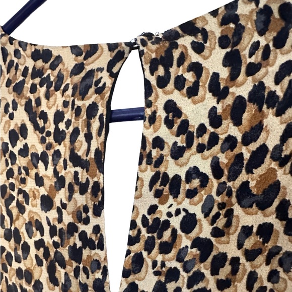 Zara TRF leopard print a line dress small - Picture 3 of 3